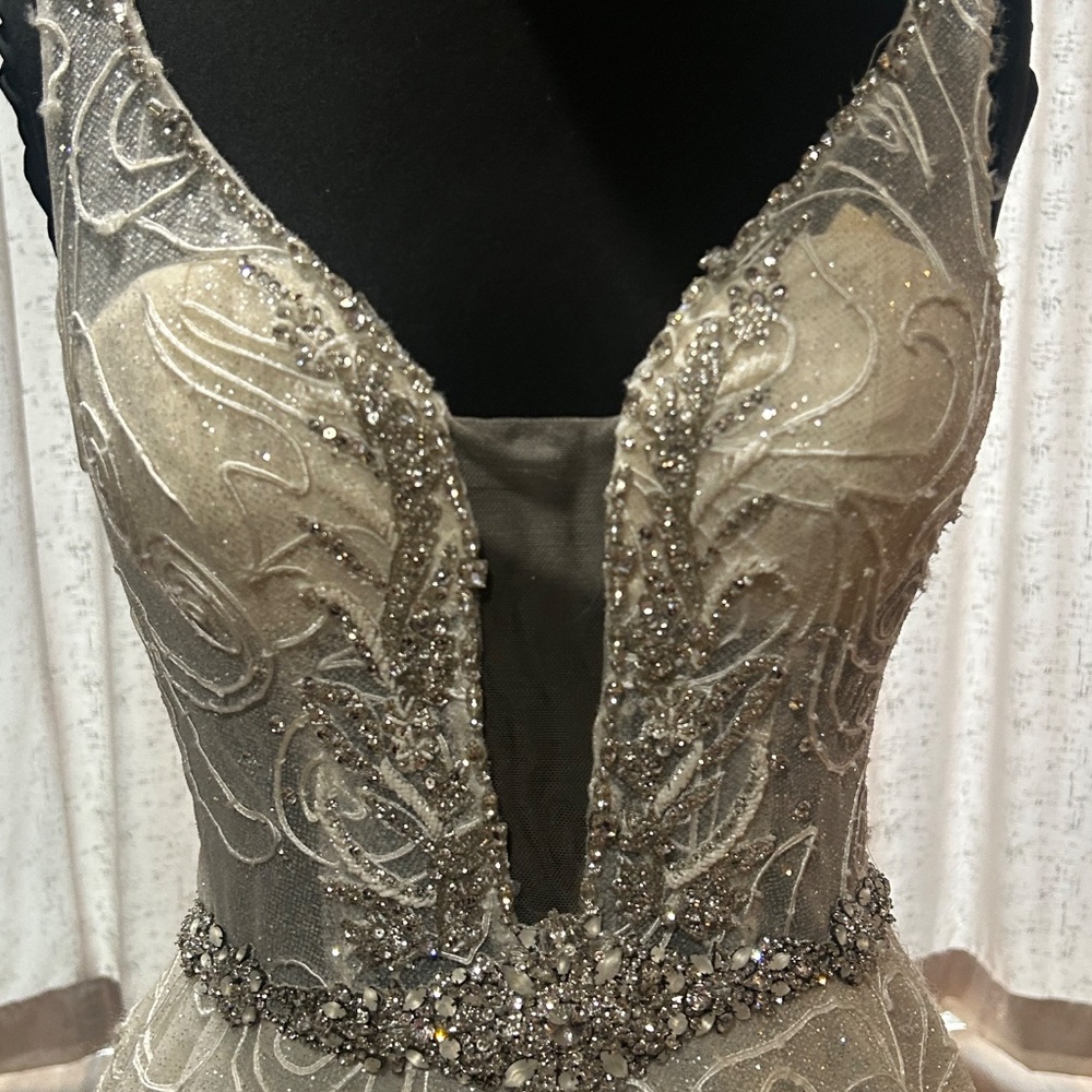 Amalia Carerra Bridal Gown Size 14 - Picture 5 of 16